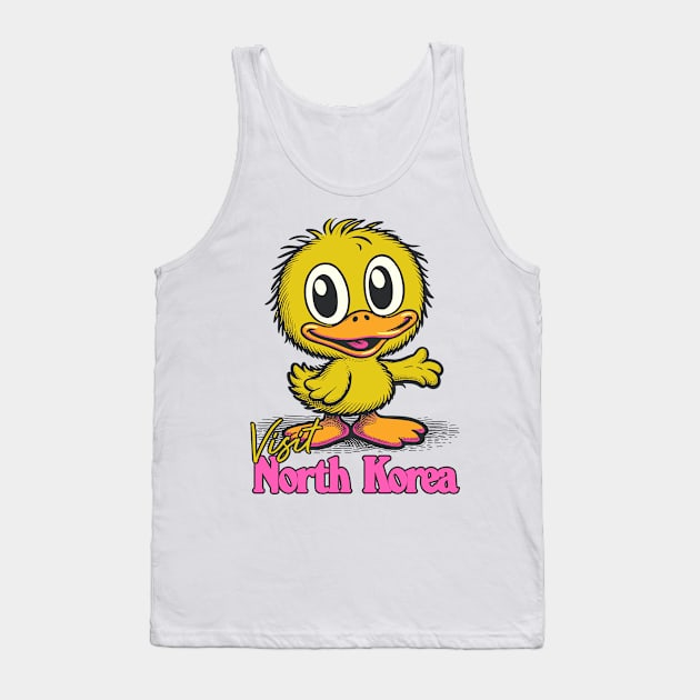 Visit North Korea Tank Top by DankFutura